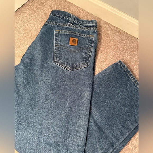 Carhartt Mens Relaxed Fit Jeans - Picture 2 of 9